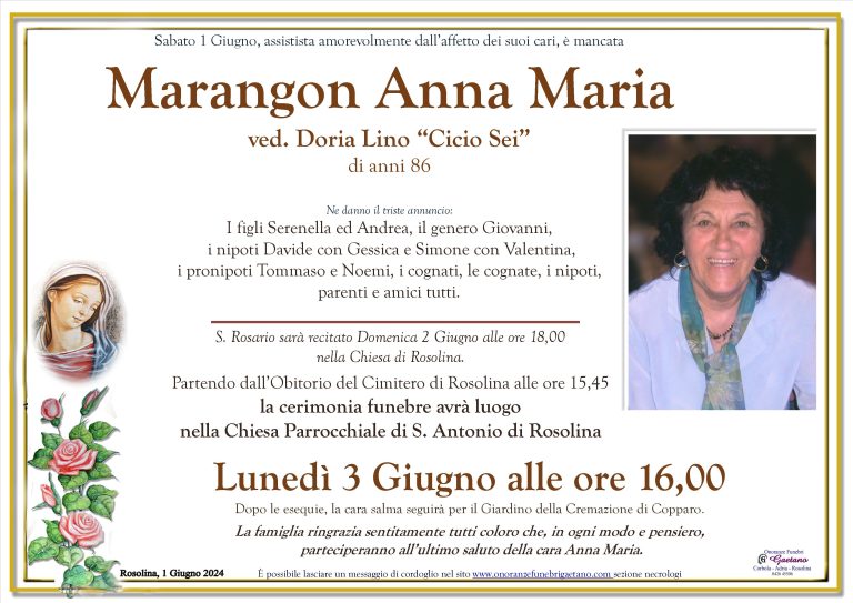 Marangon Anna Maria