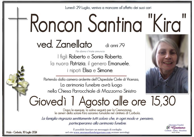 Roncon Santina ” Kira”