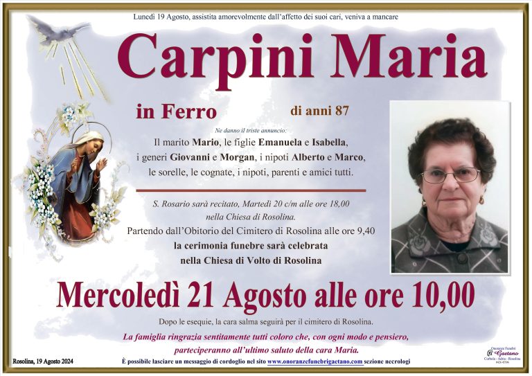 Carpini Maria