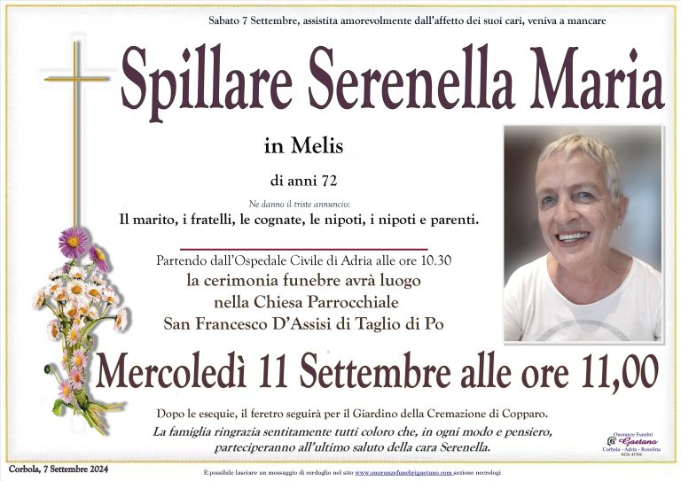 Spillare Serenella Maria