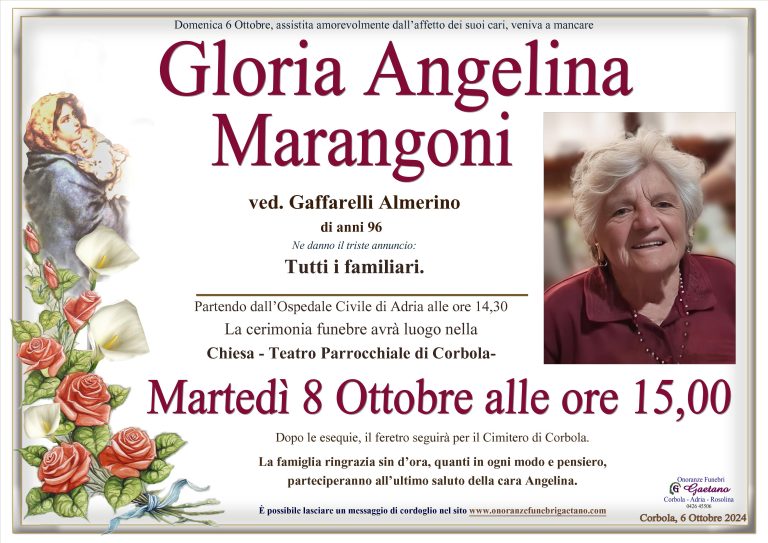 Gloria Angelina Marangoni