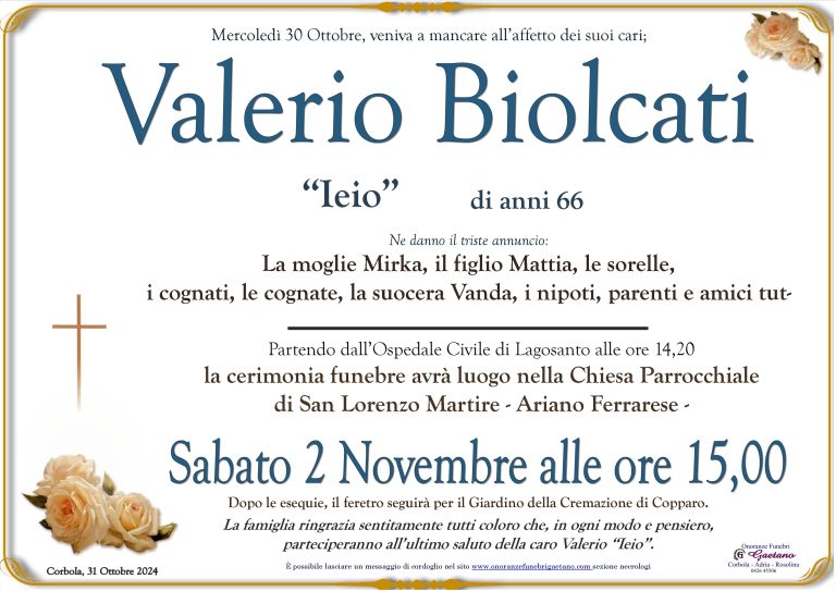 Valerio Biolcati